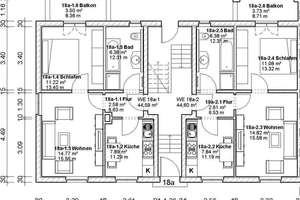 Schöne 2-Zimmerwohnung mit Balkon in ruhiger Wohnlage in Taucha – Die vollständige Adresse der Immobilie erhältst du vom Anbieter., 4425 Taucha – Vorschaubild 12
