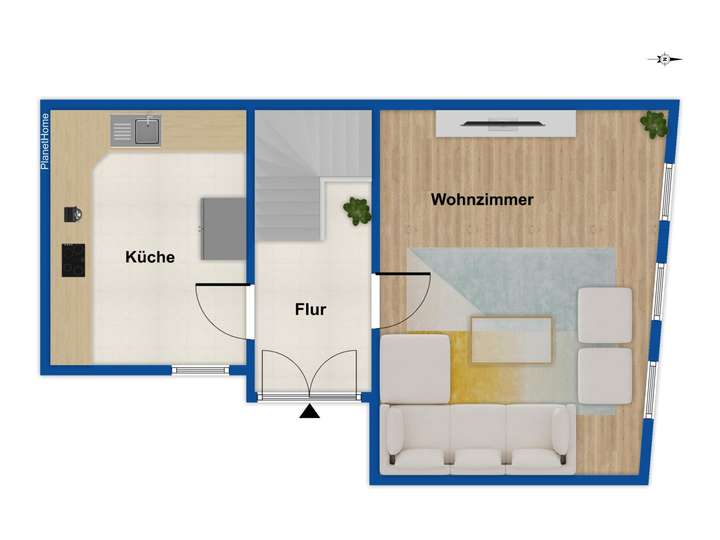 Grundriss Erdgeschoss  - 1900 