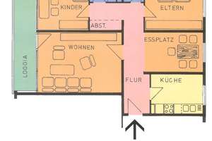 3-Zimmer-Wohnung mit Platz für die Familie – 34132 Oberzwehren, Kassel – Vorschaubild 2