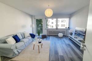Top Lage nahe Bahnhof: Stilvolle 2-Zi.-Wohnung  mit Balkon, Einbauküche und Garage