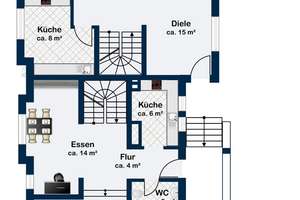 Schönes Anwesen mit gehobenem Ambiente in ruhiger Lage - ideale Kombination von Wohnen und Arbeiten. – Die vollständige Adresse der Immobilie erhältst du vom Anbieter., 61273 Wehrheim – Vorschaubild 29