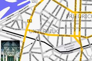 Singlestudio hell, freundlich und geschmackvoll eingerichtet ! – Volmerswertherstr. 35, 40221 Bilk, Düsseldorf – Vorschaubild 7