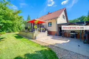 IMMOBERLIN.DE - Sehr attraktives Einfamilienhaus mit Sonnengarten & Garage in naturverbundener Lage – Havelland (Kreis) – Vorschaubild 3