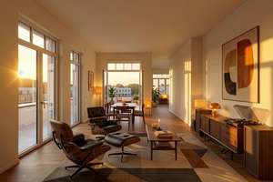 Penthouse mit großer West-Dachterrasse
