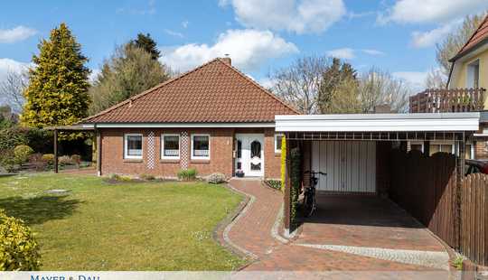 Bild von Wohnen auf einer Ebene, solider Bungalow in ruhiger Lage, Obj. 8528