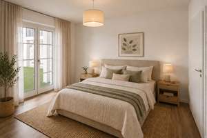  Offene Besichtigung diesen Samstag! EG-Wohnung u.a. mit zwei Terrassen, zwei Bädern, Garten und EBK