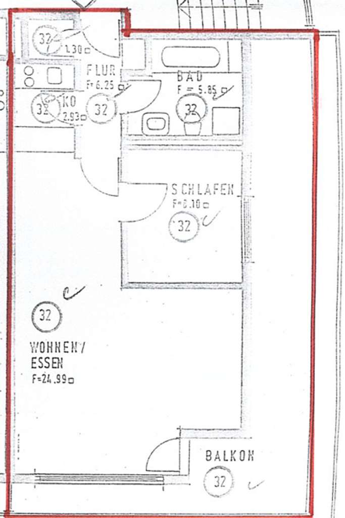 Charmante 2-Zi-Wohnung mit Balkon in begehrter Lage im Stuttgarter Westen –Hasenbergsteige 18, 3. OG