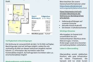 Modernes Wohnen: 2-Zimmer-Wohnung mit Einbauküche in Obersendling – Sankt-Wendel-Straße 52, 81379 Thalkirchen, München – Vorschaubild 3