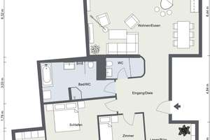 4-Zimmer-Attikawohnung mit Galerie, zwei Terrassen & Kamin in Bad Säckingen – Hauensteinstraße 74, 79713 Bad Säckingen – Vorschaubild 14
