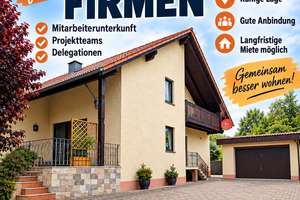 Großzügige Doppelhaushälfte mit 7 Zimmern – ideal für Firmen / Mitarbeiterunterkunft