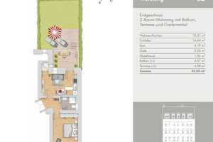 *TOP SANIERTE- 2-R-Whg. mit Balkon, Terrasse & Gartenanteil, Stuck, Fliesen, Parkett, Safe, EBK uvm. – Altendorfer Str. 22, 9113 Chemnitz – Vorschaubild 2