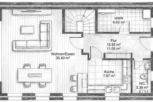 Moderne Stadtvilla in Hamburg-Poppenbüttel. Sonnige Süd-West-Ausrichtung im Norden Hamburgs (TF1) – Die vollständige Adresse der Immobilie erhältst du vom Anbieter., 22399 Poppenbüttel, Hamburg – Vorschaubild 8