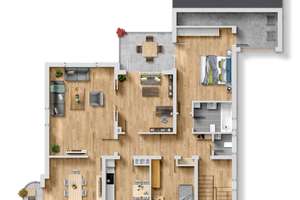 Mehrparteienhaus mit über 320m² Wohn-Nutzfläche plus Keller, plus bebaubarem Hinterliegergrundstück – Die vollständige Adresse der Immobilie erhältst du vom Anbieter., 65428 Rüsselsheim am Main – Vorschaubild 21