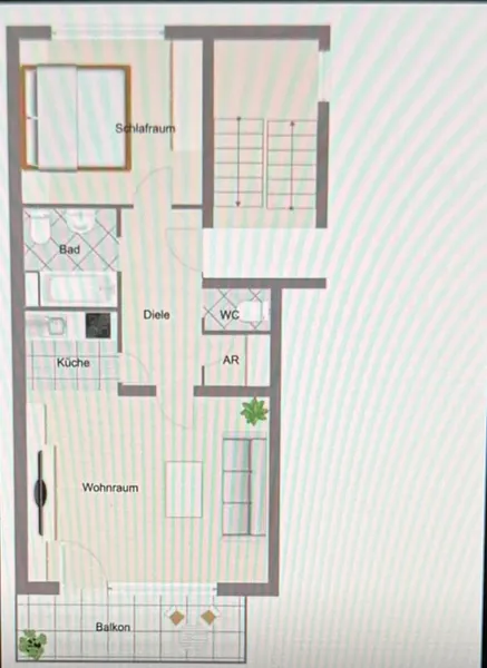 Vollmöblierte Ferienwohnung bzw. 2-Zimmer Wohnung mit Balkon, Berchtesgadener Land Kreis – Bild 3