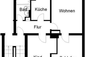 Renovierte 3-Zimmer-Erdgeschosswohnung mit Balkon und Tageslichtbad – Franz-Wieber-Str. 4, 49084 Schinkel, Osnabrück – Vorschaubild 9