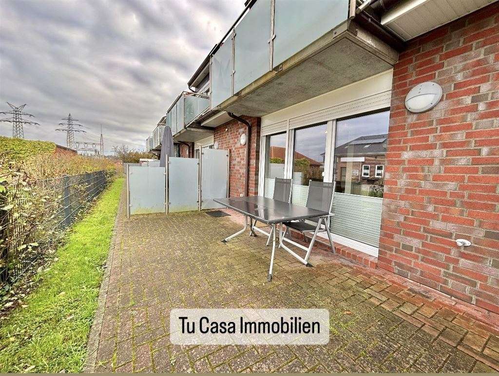 Urlaub - Ferien ? Ab nach Norddeich in Ihre FeWO mit Terrasse + Stellplatz. 