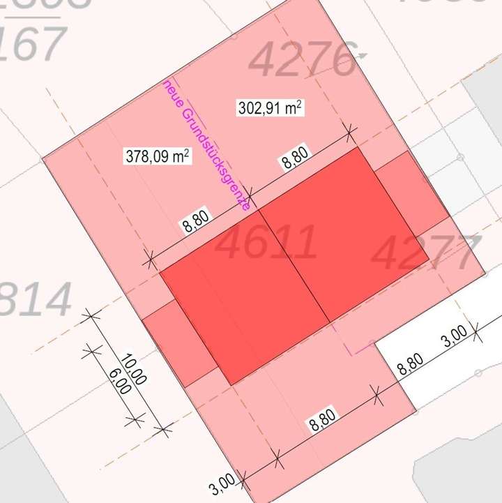Übersichtsplan Grundstück