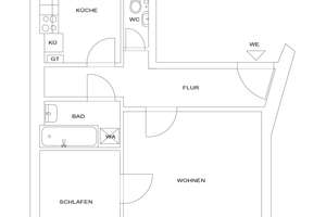 Sonnige 2-Zimmer DG Wohnung im Rheingauviertel von Privat – Rauenthaler Straße 24, 65197 Rheingauviertel / Hollerborn, Wiesbaden – Vorschaubild 11