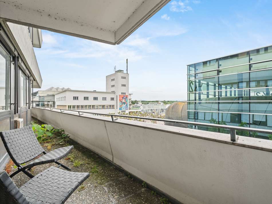 Ausblick vom Balkon