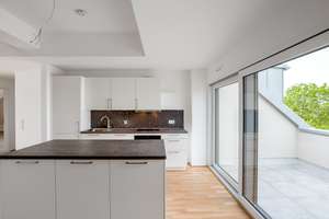 5-ZW Penthouse Charakter, gr. Dachterrasse, Parkett, Aufzug, Einbauküche – Robert-Funari-Straße 26, 68309 Käfertal, Mannheim – Vorschaubild 3