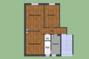 Renovierungsbedürftige, gut geschnittene 3-Zimmer-Wohnung günstig an Selbstrenovierer zu vermieten. – 63069 Friedrichsweiher, Offenbach am Main – Vorschaubild 16