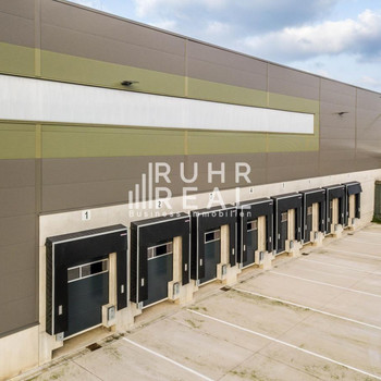 NEUBAU Logistikfläche | 24/7 | ideale Lage direkt an der Autobahn | Rampen | RUHR REAL