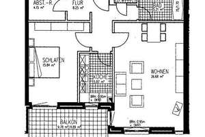 CRÜSEMANN ALLEE 8 - 2-Zimmer-Wohnung  – Crüsemann Allee 8, 28359 Neu-Schwachhausen, Bremen – Vorschaubild 2