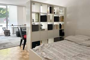 Gepflegte 1-Zimmer-Wohnung mit Teilmöblierung in begehrter Lage – Die vollständige Adresse der Immobilie erhältst du vom Anbieter., 80636 Alte Kaserne, München – Vorschaubild 2
