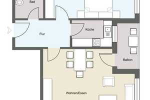 Zwei Zimmer, Balkon und Tiefgaragenstellplatz in Zentrumsnähe – Leipzig – Vorschaubild 6