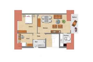 Helle 3-Zimmer-Dachgeschosswohnung mit Balkon in Mönchengladbach-Neuwerk – Die vollständige Adresse der Immobilie erhältst du vom Anbieter., 41066 Neuwerk-Mitte, Mönchengladbach – Vorschaubild 12