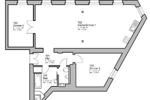 Bezugsfreie 3-Zimmer-Altbau-Wohnung in bester Mitte-Lage mit EBK – Kleine Hamburger Straße 24, 10115 Mitte (Ortsteil), Berlin – Vorschaubild 10