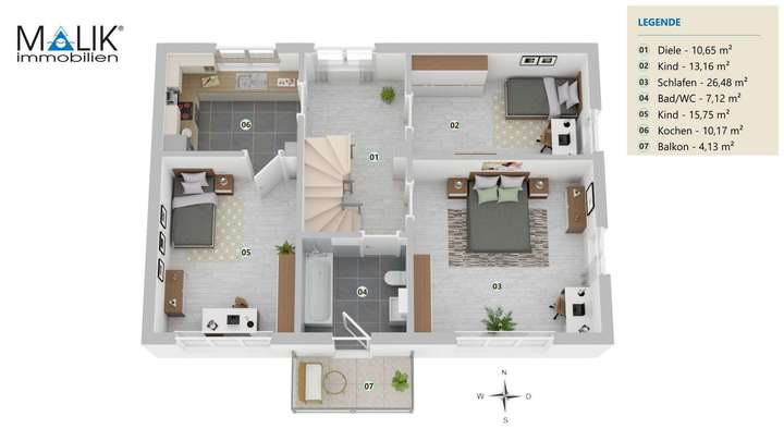 Grundriss Obergeschoss