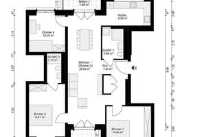 Neubauwohnung mit zwei großzügigen Balkonen – 79110 Mooswald-Ost, Freiburg im Breisgau – Vorschaubild 6