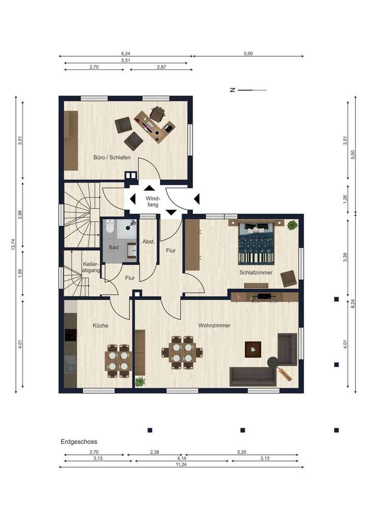 Grundriss Erdgeschoss