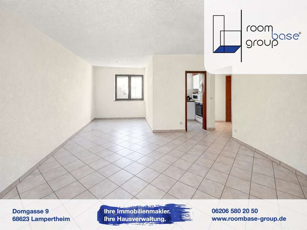 Immobilie in Lampertheim - Vermietete 2-Zimmer-Wohnung mit Balkon und Stellplatz in ruhiger Lage - Bild 0