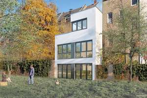 Neubau | KfW-55-Stadthaus im Frankenberger Viertel mit Blick ins Grüne – Fertigstellung 06/26