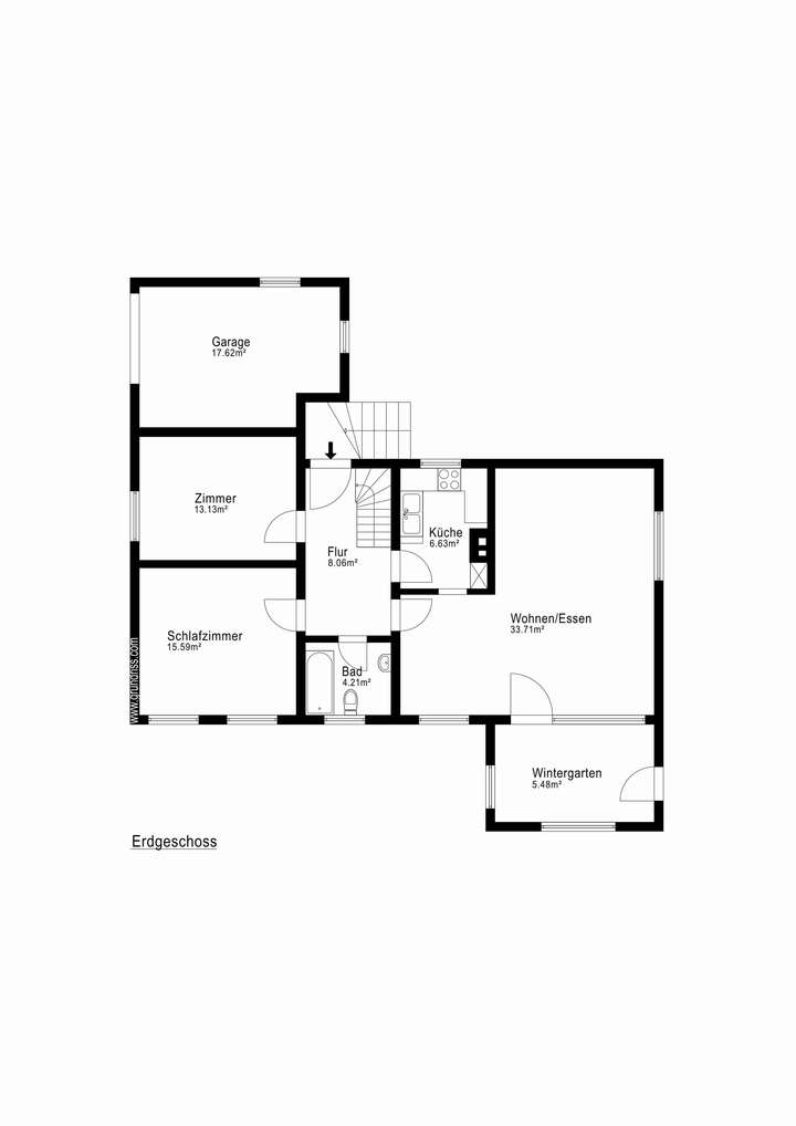 Erdgeschoss - Maßstab unbekan