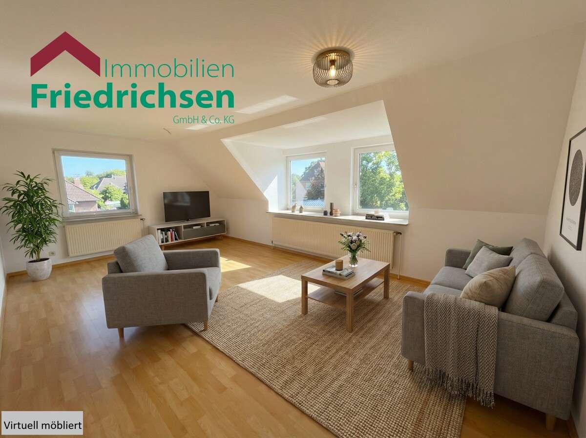 Immobilie in Niebüll - Schöne 2 Zimmer Dachgeschosswohnung – ruhig gelegen in Niebüll - Bild 7