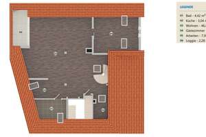 WG-taugliche 6-Zimmer-Wohnung in Stuttgart Bad Cannstatt – Die vollständige Adresse der Immobilie erhältst du vom Anbieter., 70372 Kurpark, Stuttgart – Vorschaubild 3