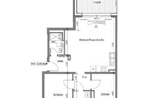 Erstbezug, 2-Bad, West Wintergarten 3-Zi-Wohung 80m2 voll möbliert oder nur Küche Darmstadt center – donnersbergring 4, 64285 Mitte, Darmstadt – Vorschaubild 5