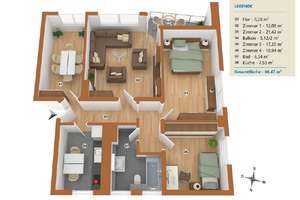 Große Wohnung zum kleinen Preis – Vorlaenderstraße 2a, 32425 Bärenkämpen, Minden – Vorschaubild 11