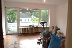 Sonnendurchfluttete 2 Zi. Whg. Süd-Balkon, Blankenese, ohne Kücheneinbauten nur Anschlüsse