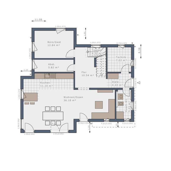 Grundriss Erdgeschoss