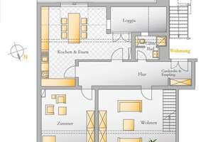 Bezugsfrei! Stilvolle Maisonette über den Dächern Leipzigs – Loggia, 2 Bäder, Aufzug & Stellplatz  – Seeburgstr. 94, 4103 Zentrum-Südost, Leipzig – Vorschaubild 28