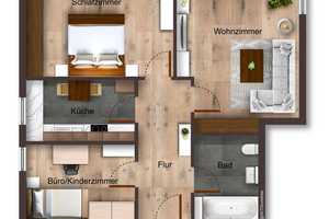 Zentrales Wohnen direkt in Neu-Ulm. Gemütliche, helle 3 Zimmer-Wohnung – Augsburger Straße 45, 89231 Neu-Ulm (Kreis) – Vorschaubild 12