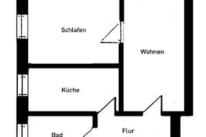 Löbtau: charmante 2-Zi.-Altbauwohnung mit EBK! – Klingestraße 7, 1159 Löbtau-Süd, Dresden – Vorschaubild 2