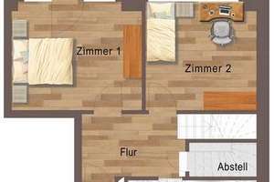 INDUSTRIECHARME NEU GEDACHT // Maisonettewohnung mit Terrasse und Fußbodenheizung – Senefelderstraße  17, 4317 Neustadt-Neuschönefeld, Leipzig – Vorschaubild 12