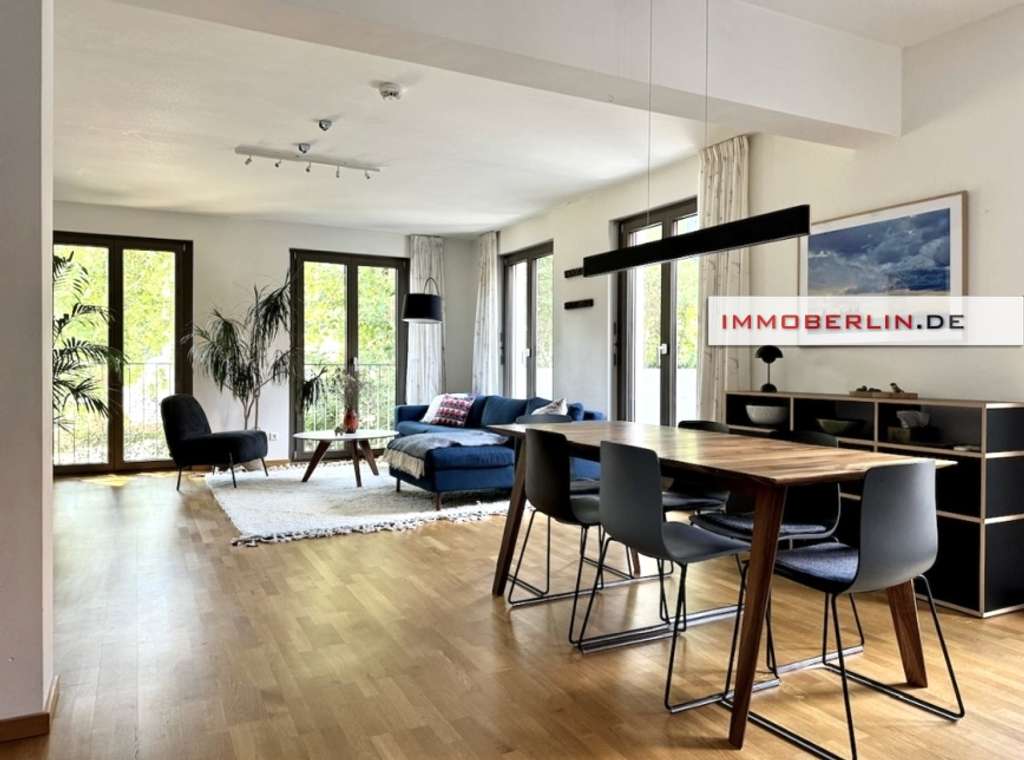 IMMOBERLIN.DE - Toplage! Faszinierende Wohnung mit Loggia, Süd- und Westterrasse im Victoria Quartie