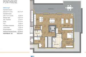 Penthouse-Wohnung (5) – In den Stämmen 29, 44265 Wellinghofen, Dortmund – Vorschaubild 3