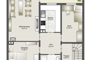 Ruhe, Platz und Potenzial - Reihenmittelhaus mit zwei Wohneinheiten – Die vollständige Adresse der Immobilie erhältst du vom Anbieter., 33689 Sennestadt, Bielefeld – Vorschaubild 22